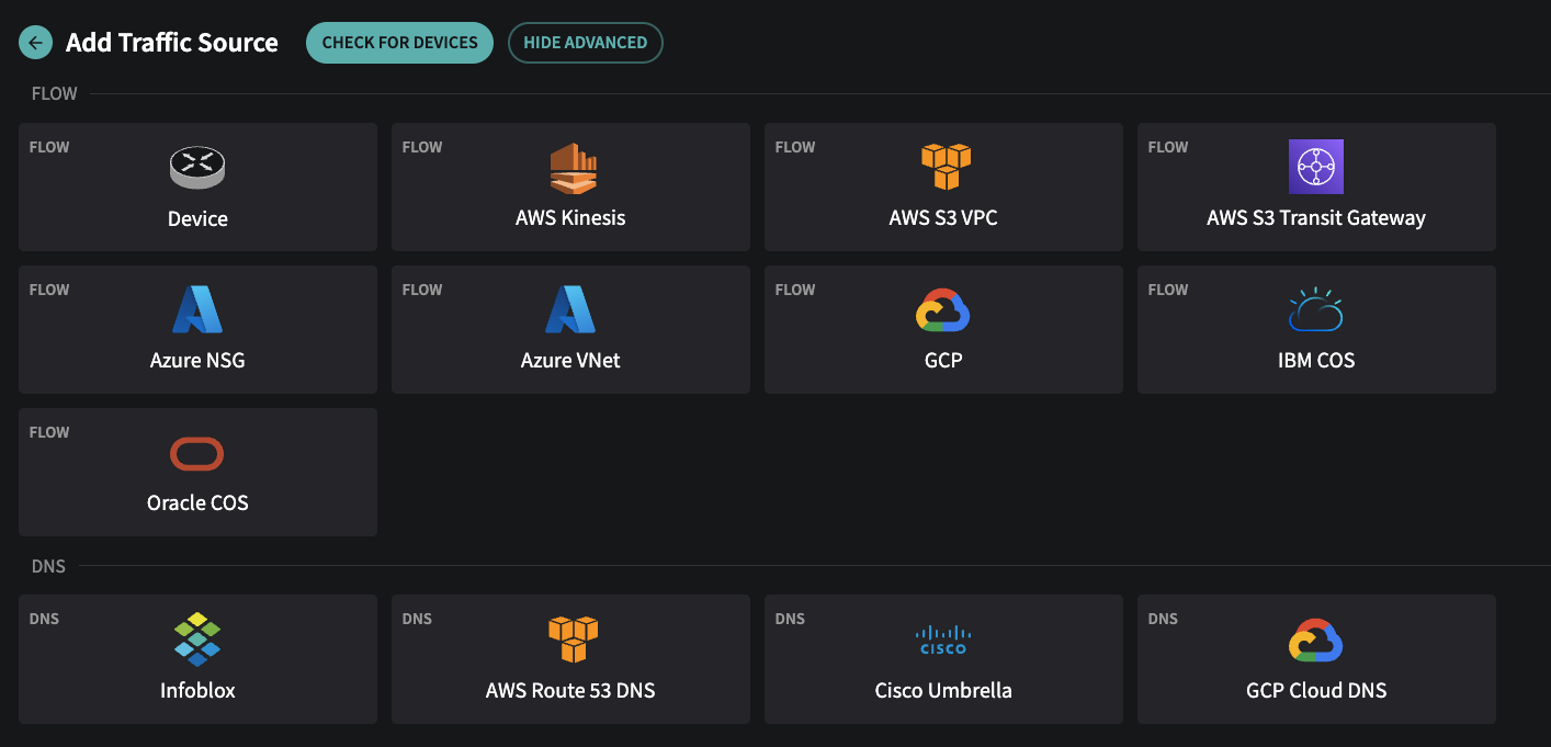 Infoblox NIOS is now supported as a DNS traffic source