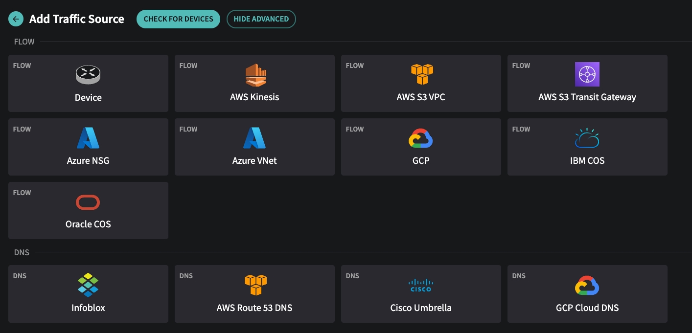 Infoblox NIOS is now supported as a DNS traffic source